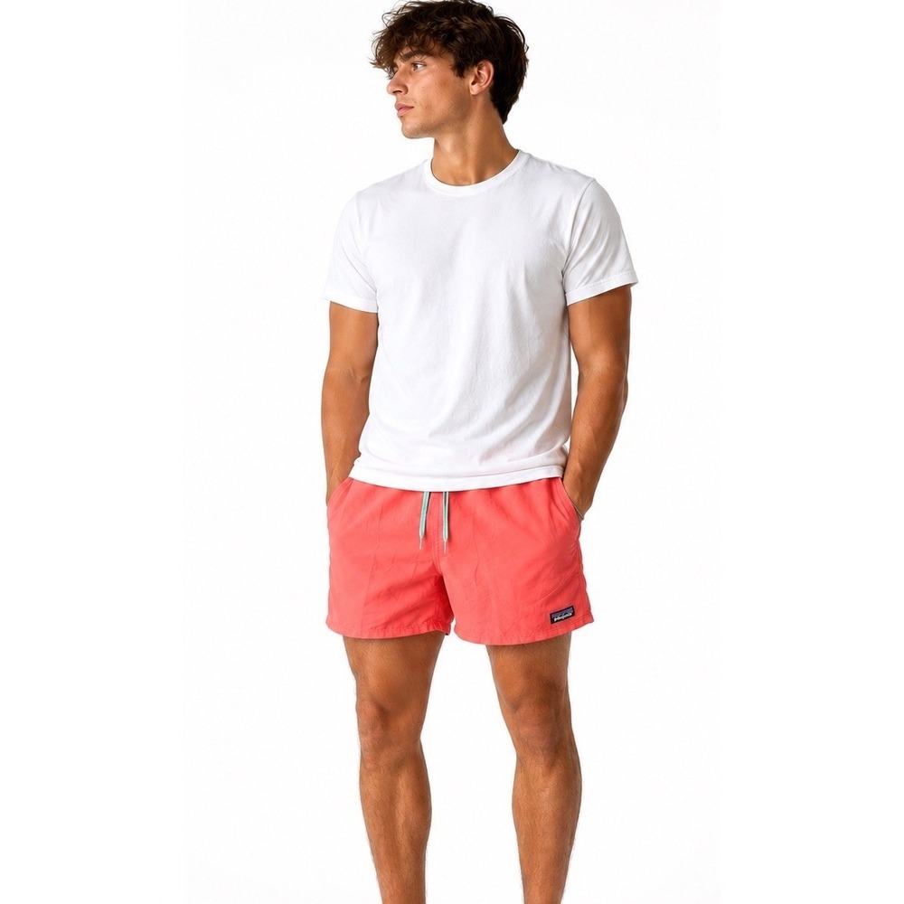 Patagonia Baggies Swim Trunks Shorts Coral Pink Men's Medium